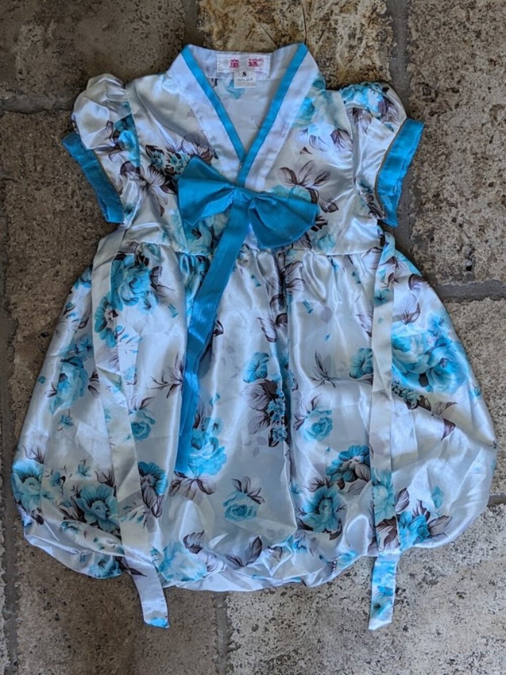SET OF 2 RARE 100% SILK HANBOK TODDLER GIRL DRESS SIZE 2T